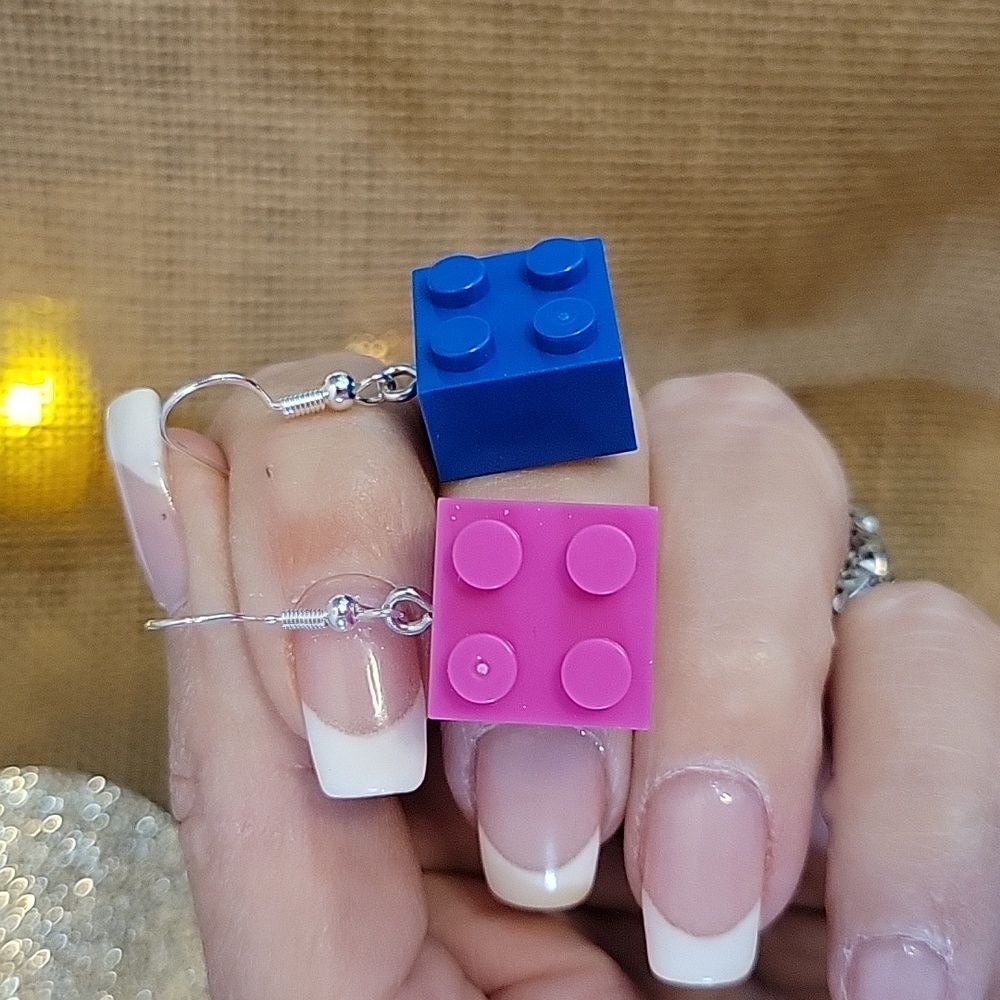 LEGO BRICK EARRINGS